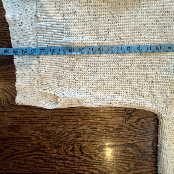 For Thee Womens Size L Waffle Knit V-neck Sweater beige - Picture 7 of 7